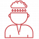A red icon representing depression.