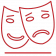 A red icon representing bipolar disorder. 