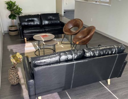 Sitting area at Lexington Addiction Center.