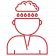 A red icon representing depression.