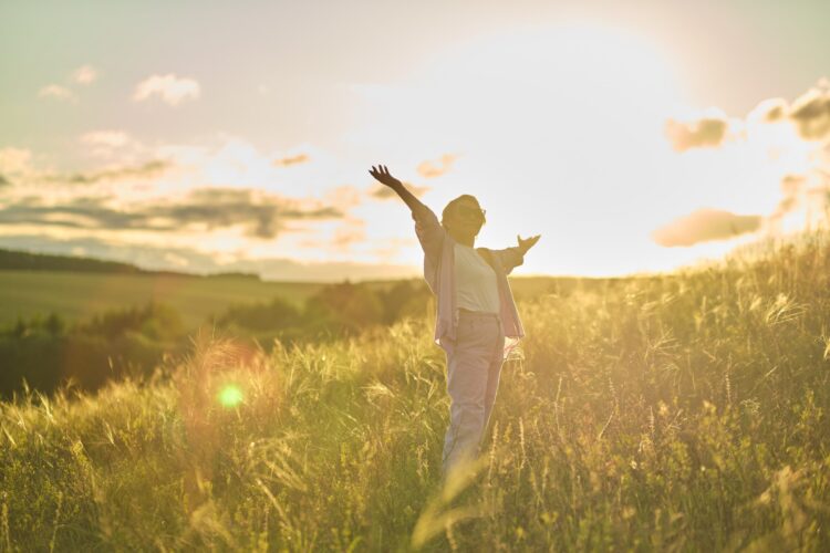 A woman enjoying life after mental health treatment in Lexington, KY