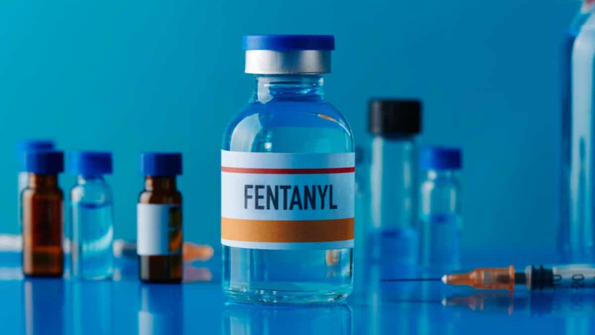 A small bottle of fentanyl. 