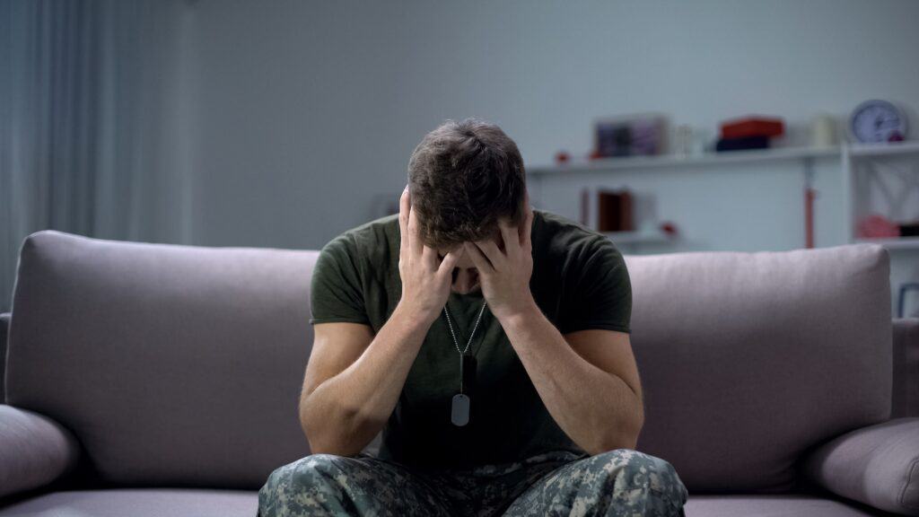 depressed veteran in rehab in Lexington, KY