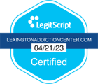 Lexington Addiction Center Legit Script certification